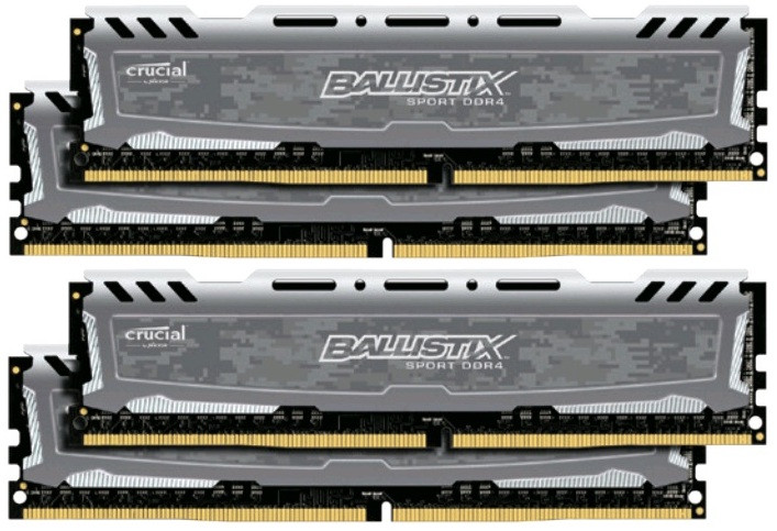 Память DDR4 4x4Gb 2400MHz