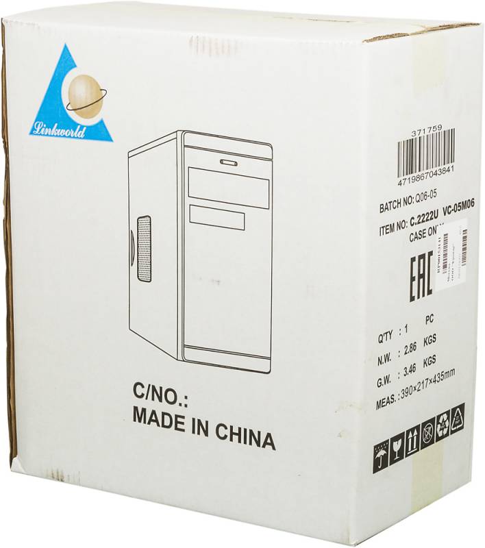 Корпус LinkWorld VC-05M06 черный