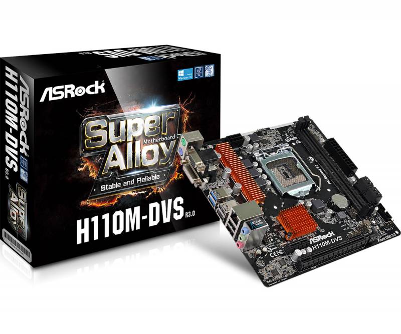 Материнская плата Asrock H110M-DVS