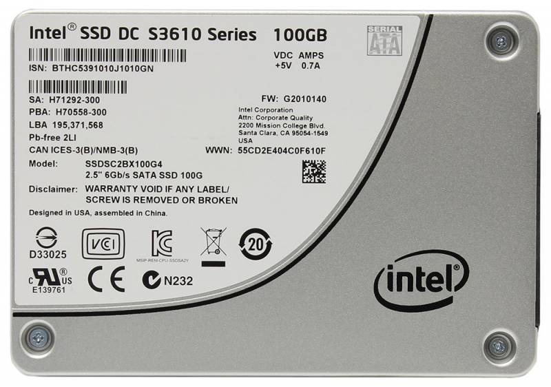 Накопитель SSD Intel SATA