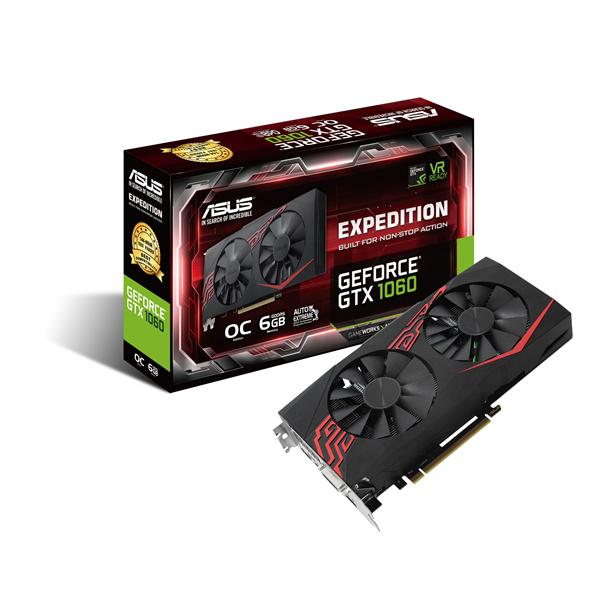 Видеокарта Asus PCI-E EX-GTX1060-O6G