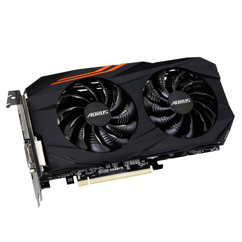 Видеокарта Gigabyte PCI-E GV-RX580AORUS-8GD