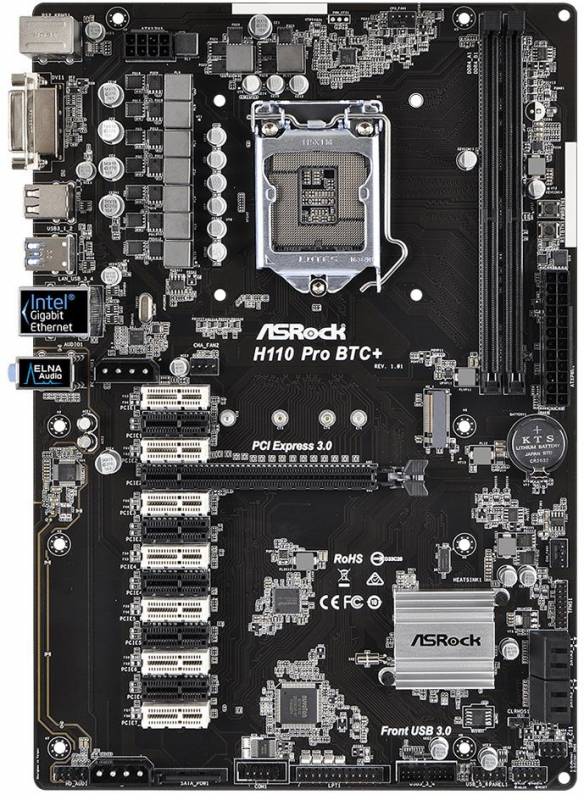 Материнская плата Asrock H110