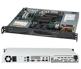 Корпус SuperMicro CSE-512F-350B 350W