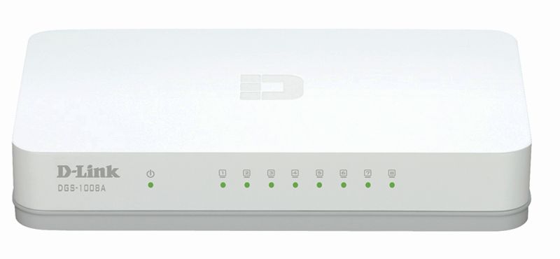 Коммутатор D-Link DGS-1008A/D1A неуправляемый