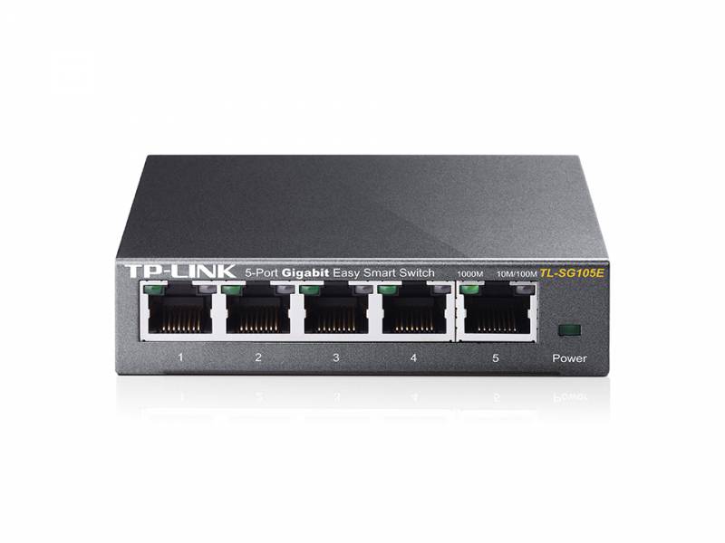 Коммутатор TP-Link TL-SG105E настраиваемый