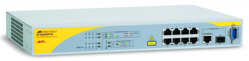 Коммутатор Allied Telesis AT-8000/8POE-50