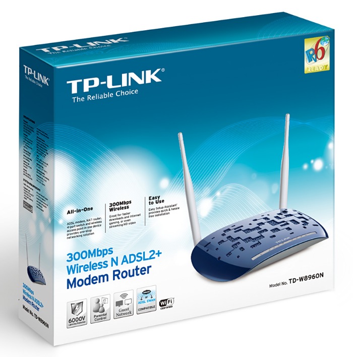 Маршрутизатор беспроводной TP-Link TD-W8960N