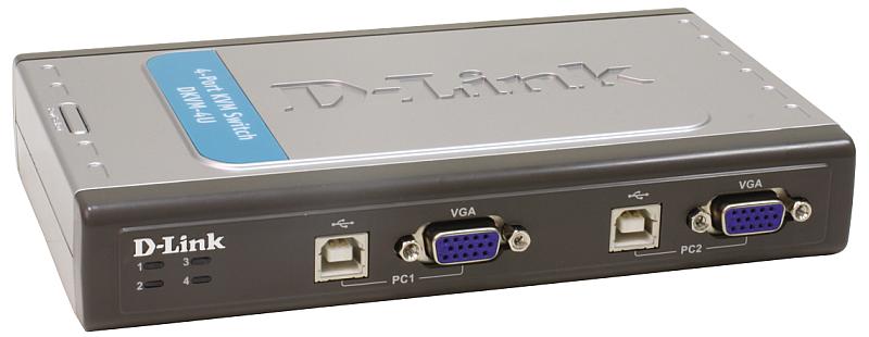 Переключатель KVM D-Link DKVM-4U