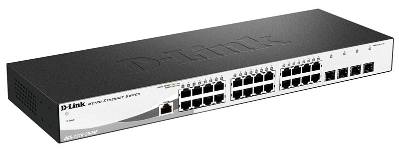 Коммутатор D-Link DGS-1210-28/ME/A2 управляемый