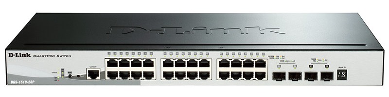 Коммутатор D-Link DGS-1510-28P/A1A управляемый