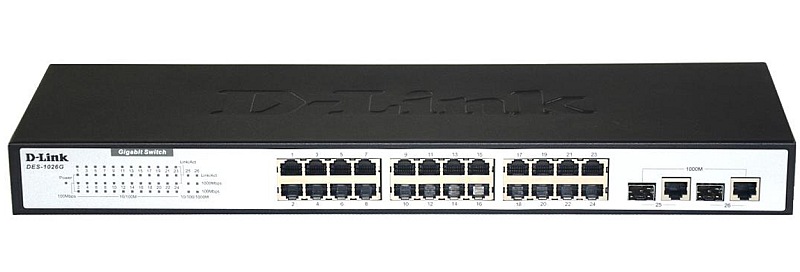 Коммутатор D-Link DES-1026G/E1A неуправляемый