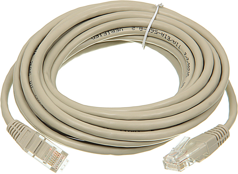 Патч-корд Lanmaster TWT-45-45-5.0-GY RJ-45