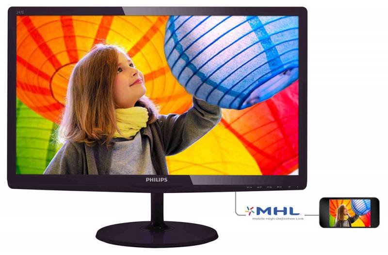 Монитор Philips 23.6" 247E6QDAD