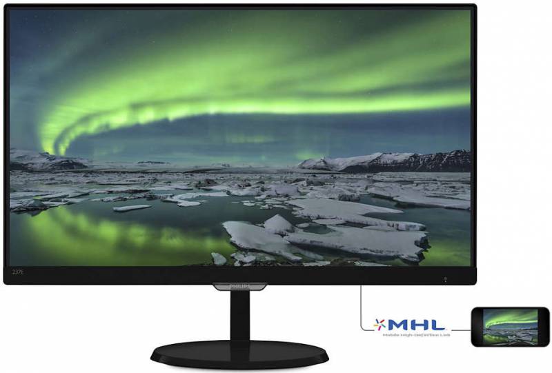 Монитор Philips 23" 237E7QDSB