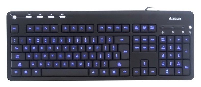 Клавиатура A4 KD-126-2 черный