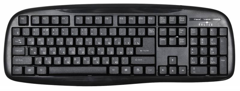 Клавиатура Oklick 150M черный