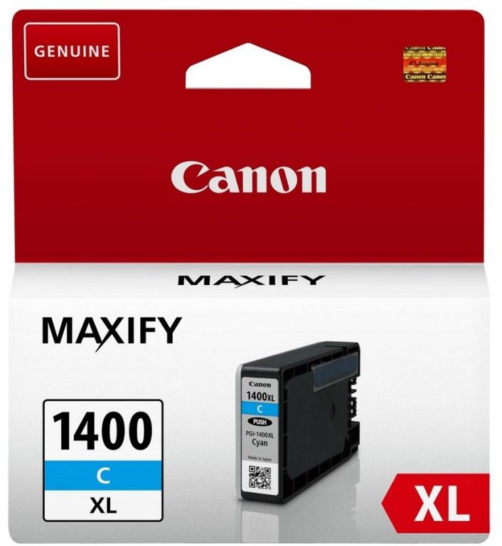 Картридж струйный Canon PGI-1400XLC
