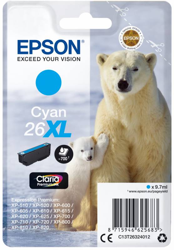 Картридж струйный Epson T2632