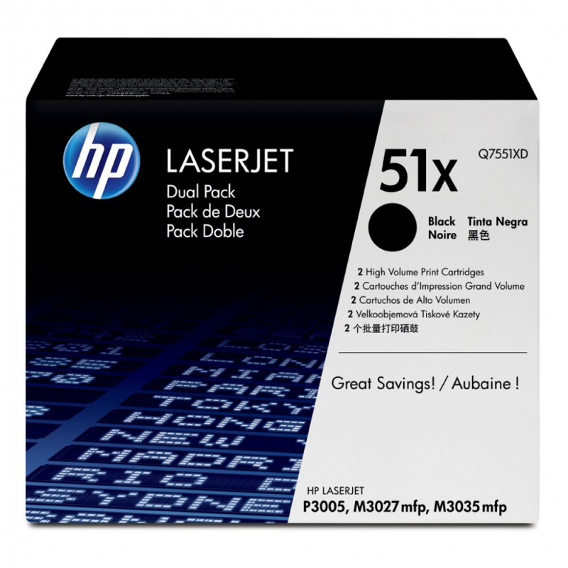 Тонер Картридж HP Q7551XD