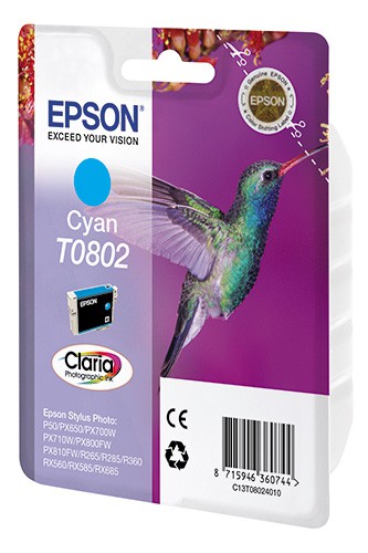 Картридж струйный Epson T0802
