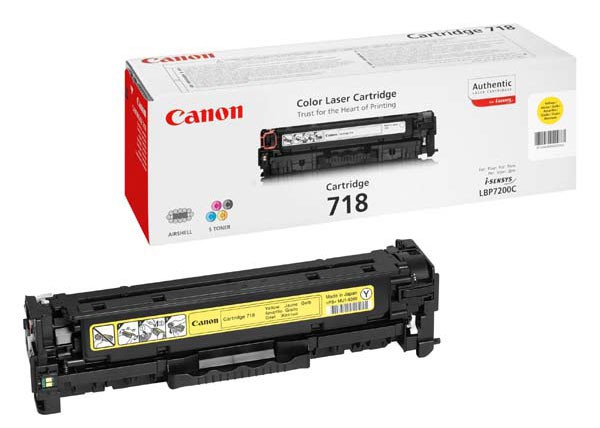 Тонер Картридж Canon 718Y
