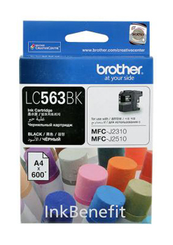 Картридж струйный Brother LC563BK